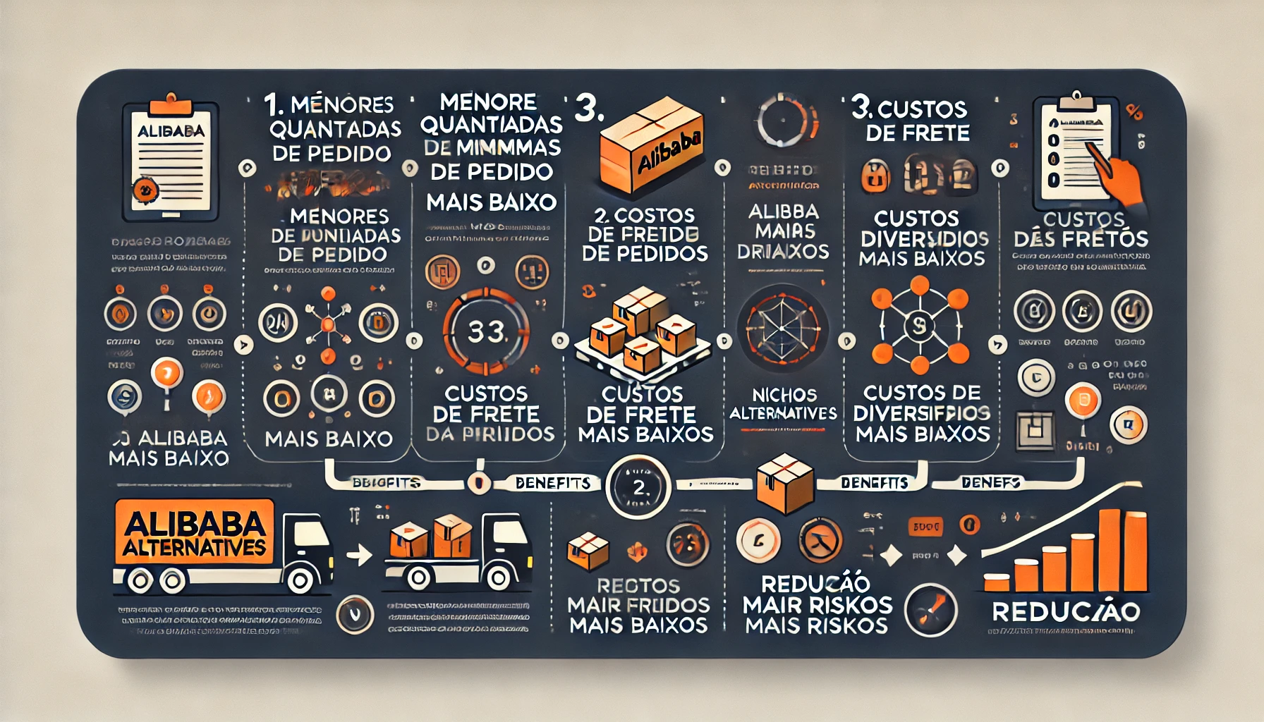 DALL·E 2024-10-14 08.49.44 – A rectangular infographic in a modern but non-futuristic style, written in Portuguese. The design should have a clean, professional look, with easy-to